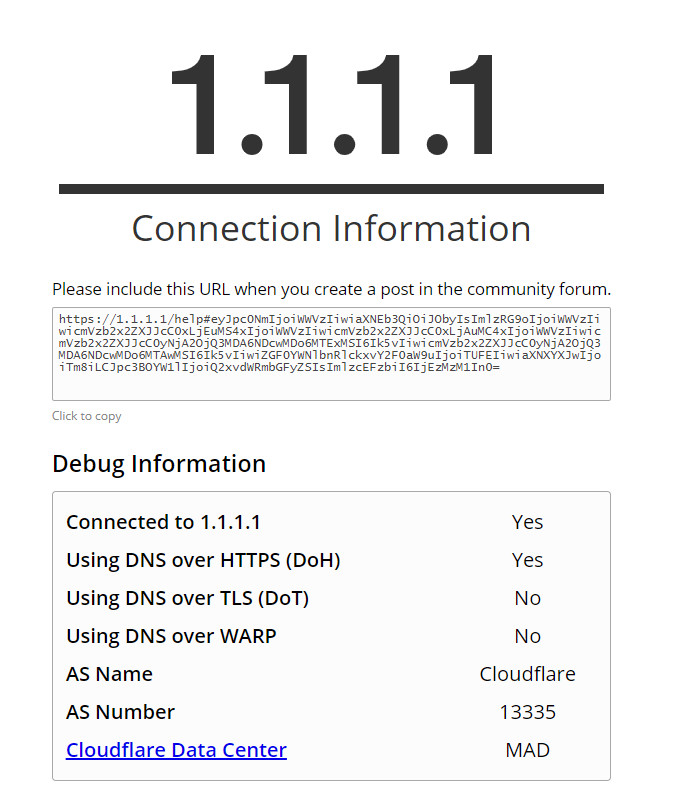 Verificar si DNS sobre HTTPS está activado y funcionando