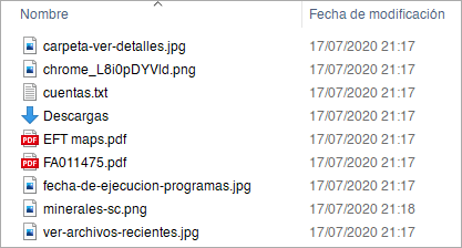 archivos recientes windows 10
