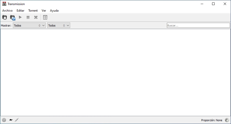 cliente torrent minimalista Transmission