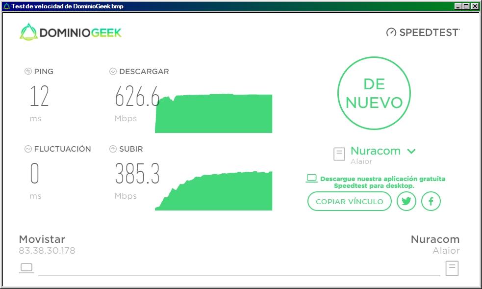 cuantos megas tengo de internet