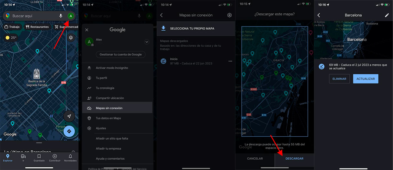 google maps offline sin conexión
